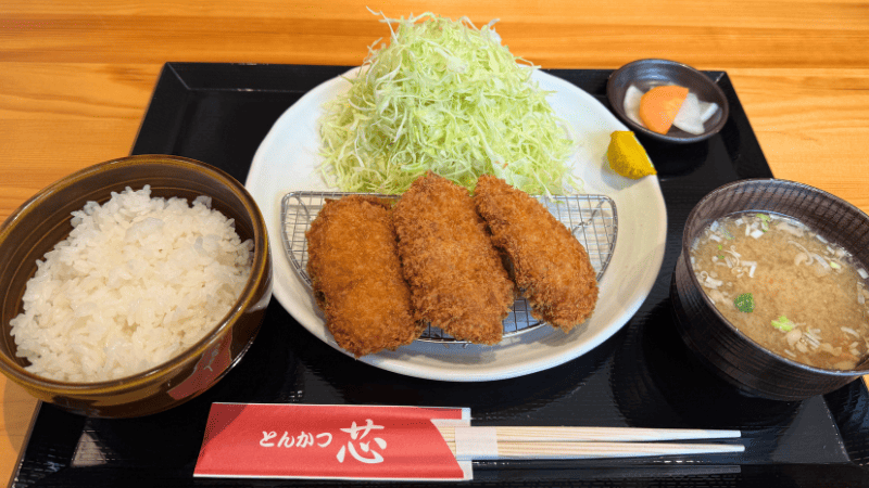 [画像：とんかつ芯さんのヒレカツ定食]