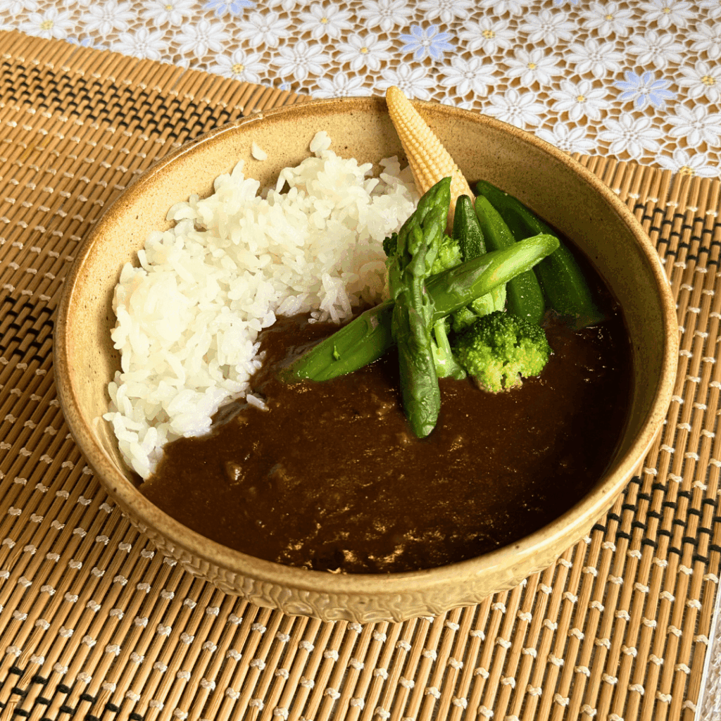 [画像：温野菜のカレー]