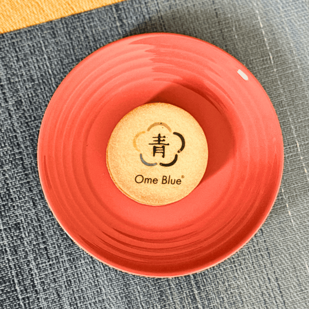画像：見た目にもかわいいあおうめクッキー