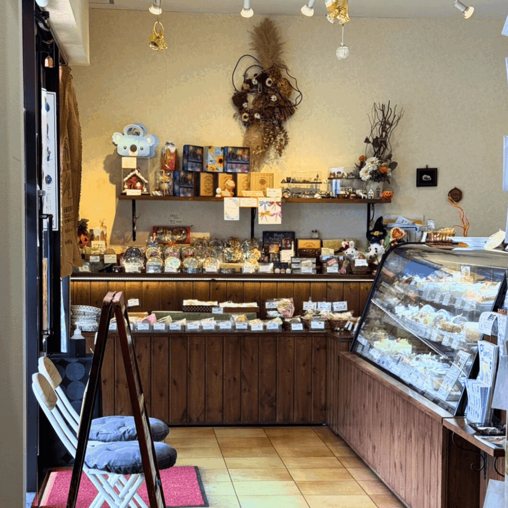 画像：テロワールさんのかわいらしい店内