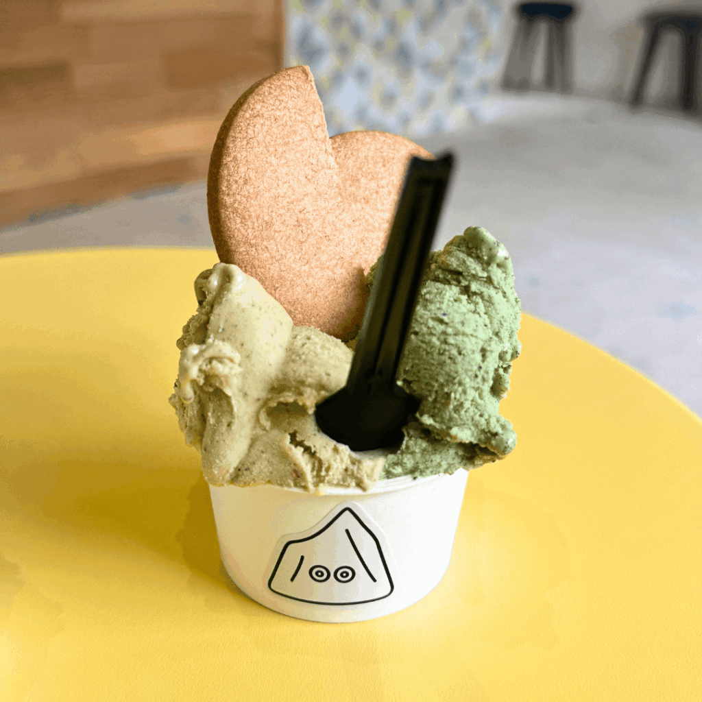 ［画像：ピスタチオ (プレミアム)&煎茶はるみどり　その１］