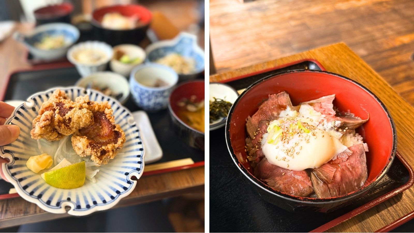 「【河辺駅徒歩4分】食堂みやもと｜青梅の恵みを堪能！絶品唐揚げと小鉢が嬉しい「宮本定食」ランチ」のアイキャッチ画像