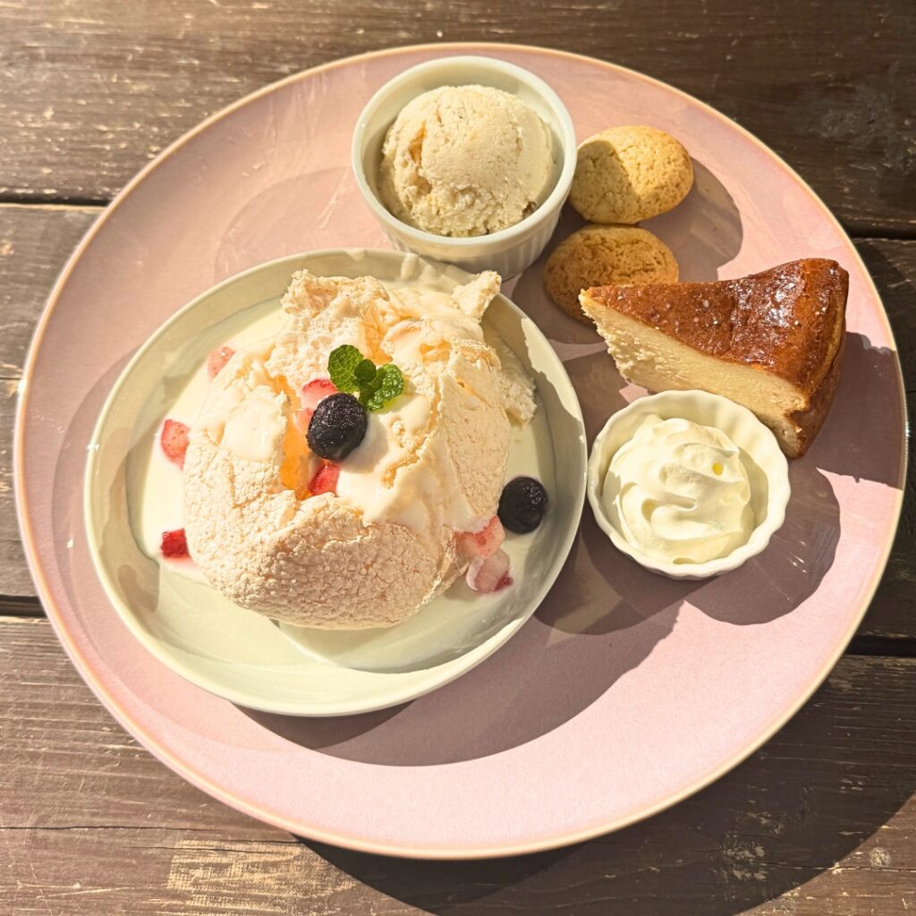 画像:秋のスイーツプレート