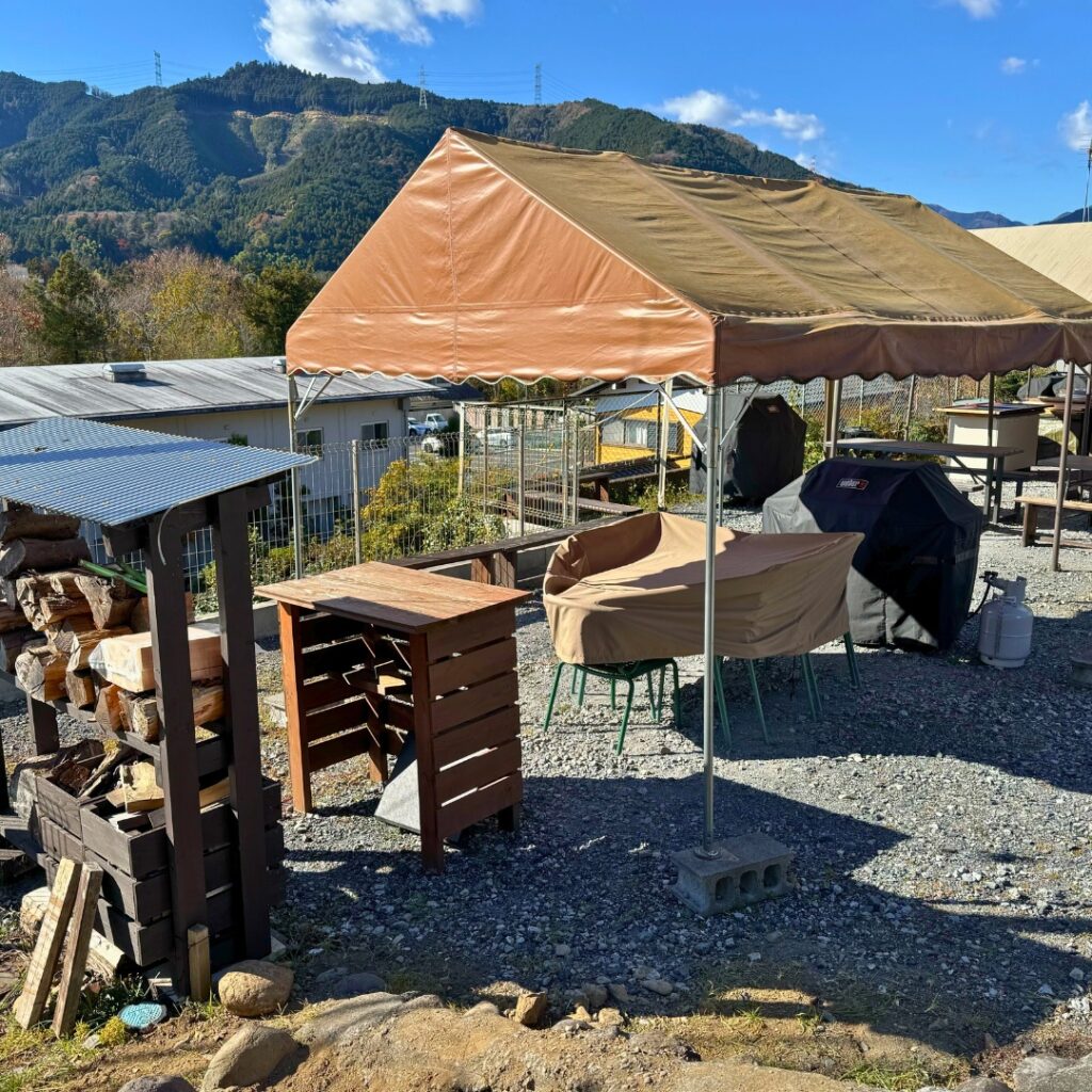 画像：B-YARD MEATINGさんのBBQ場