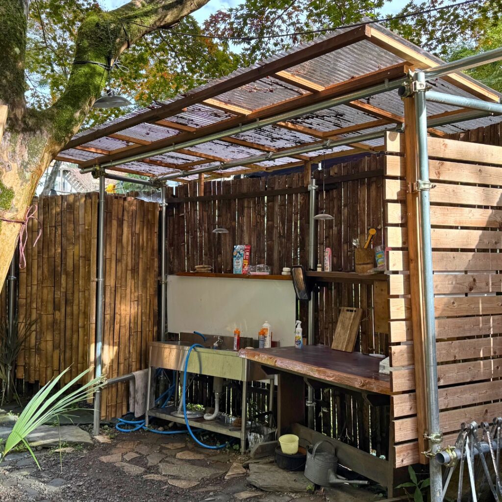 画像：MITAKECAMP ADVENTUREさんの炊事場