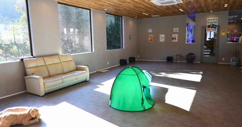 画像：HOMELAND OMEさんの屋内ドッグラン　その２