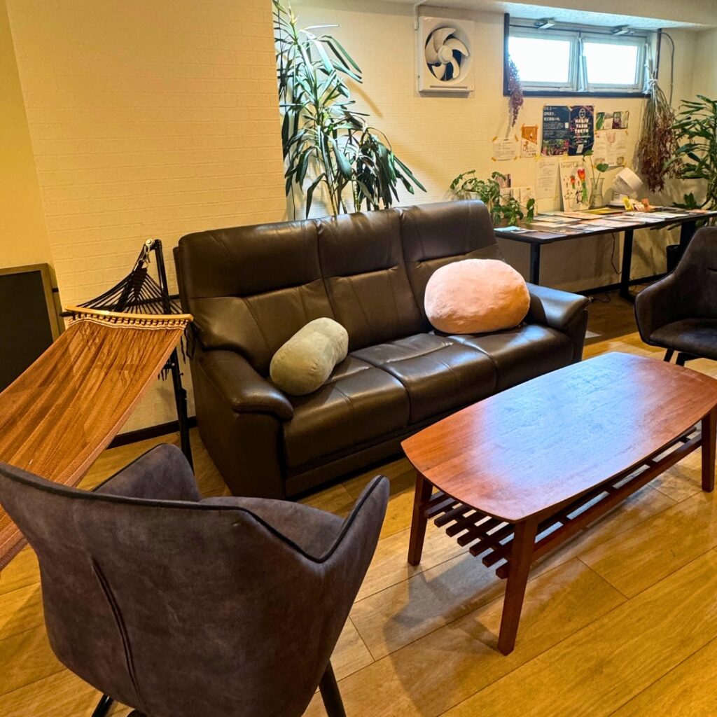 くつろげるウェイティングシート