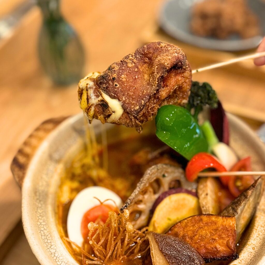 チーズトッピングとザンギ