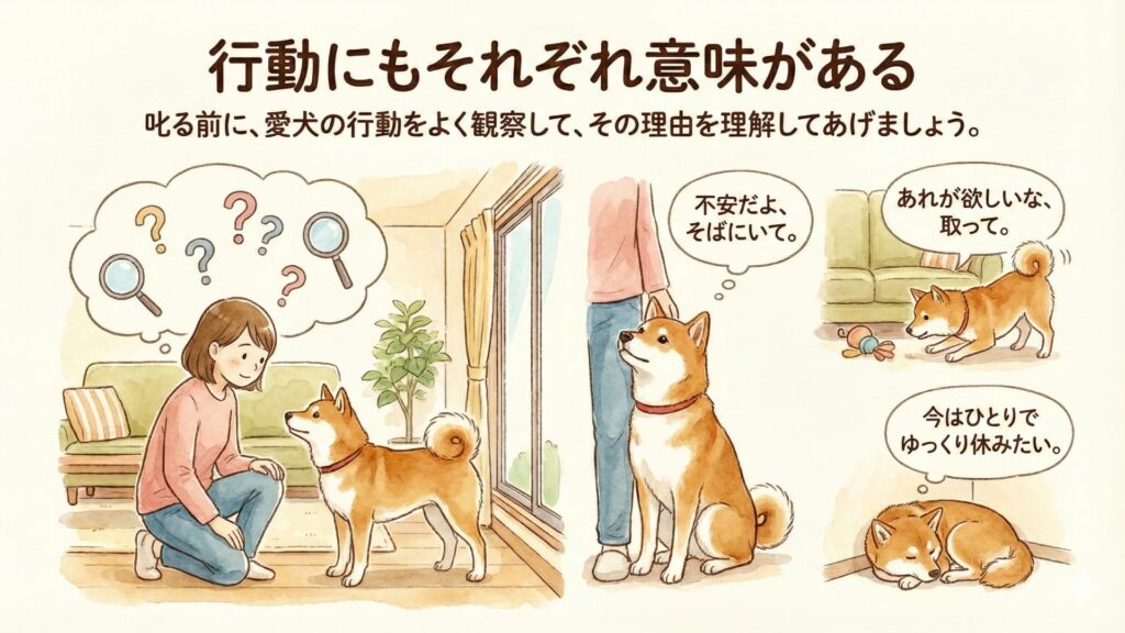 行動にもそれぞれ意味がある