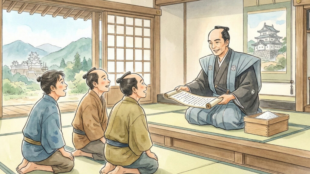 江戸城を白く塗るための「御用石灰」へ