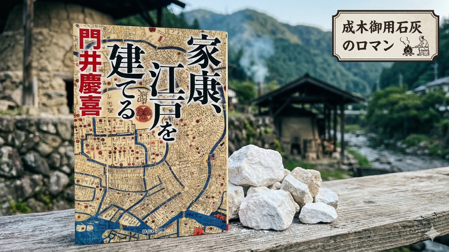 【青梅の歴史】『家康、江戸を建てる』で描かれた江戸城の白壁と、「成木石灰」の真実