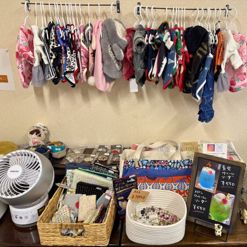 店内で販売されている雑貨
