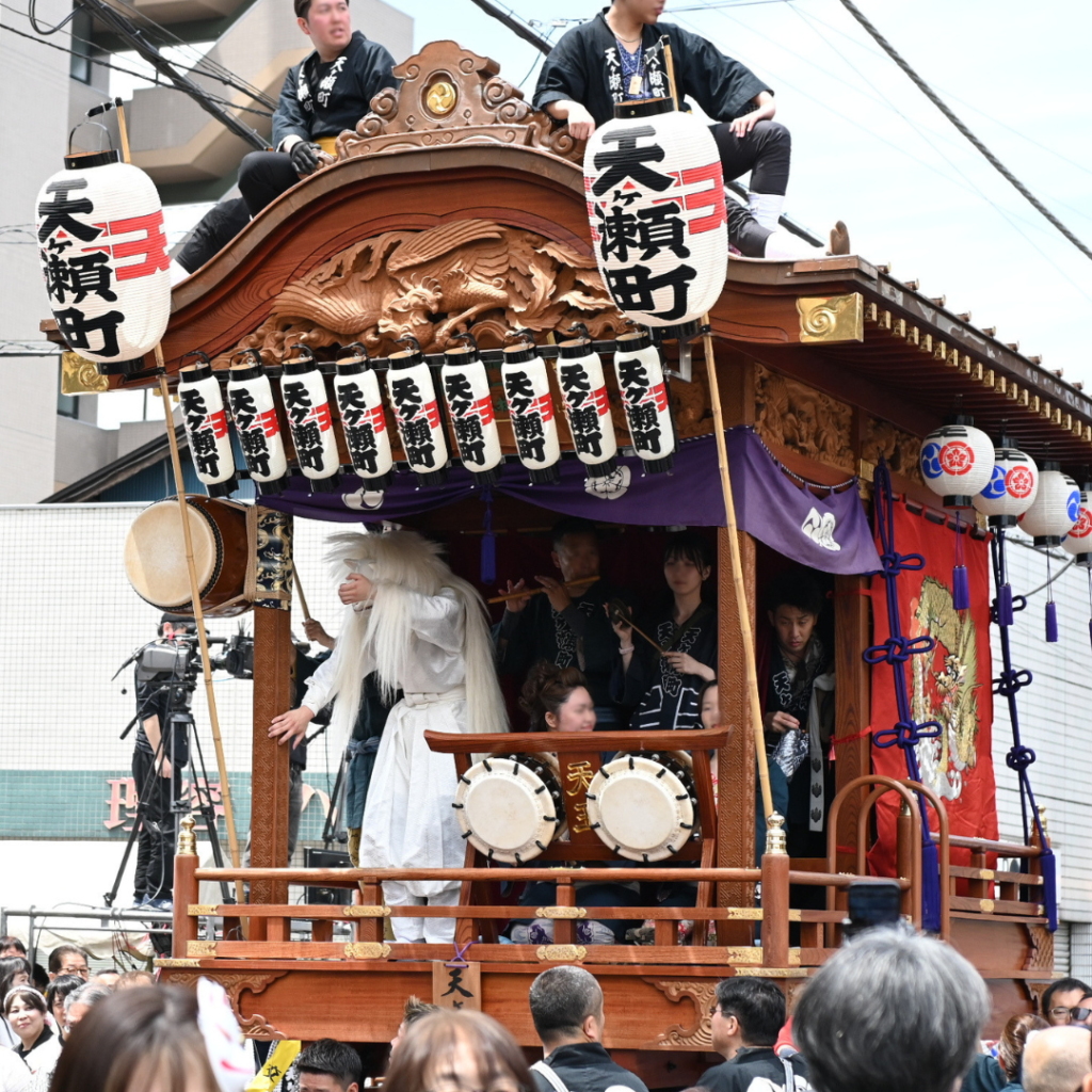 天ヶ瀬町の山車