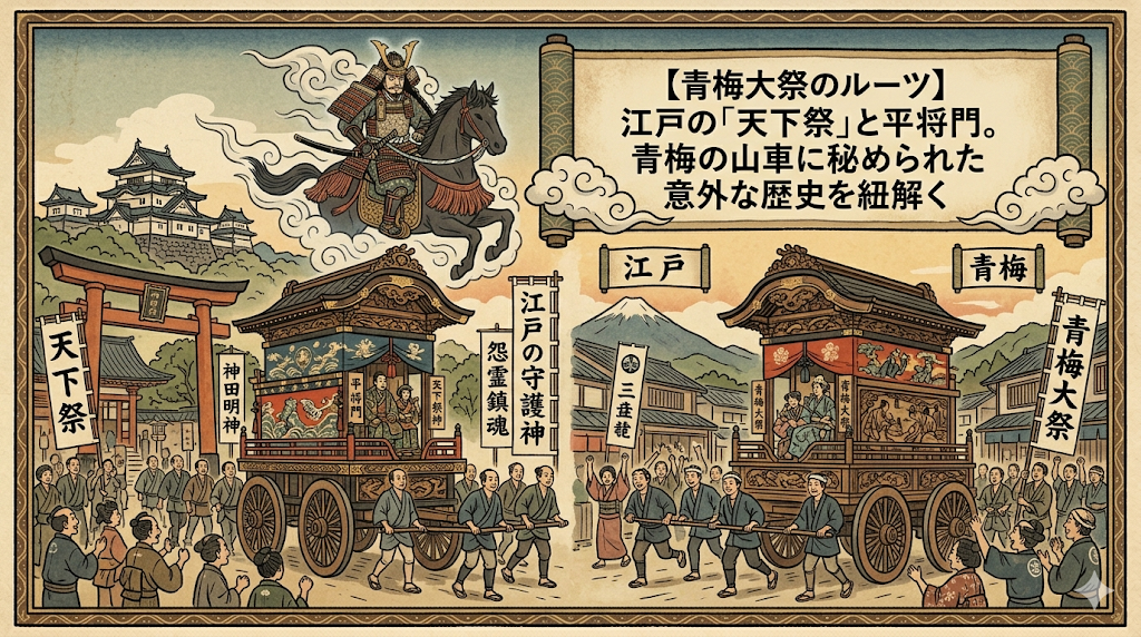 【青梅大祭のルーツ】江戸の「天下祭」と平将門。青梅の山車に秘められた意外な歴史を紐解く