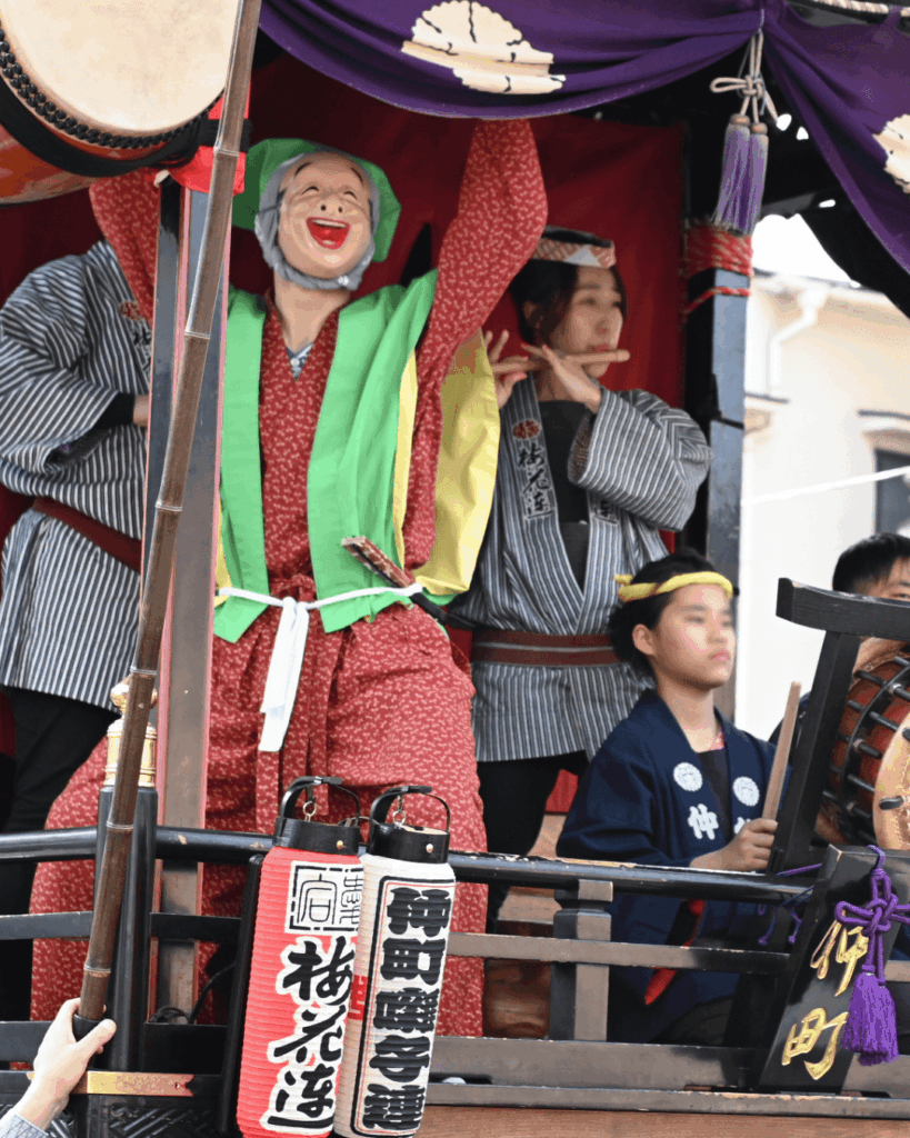 仲町囃子連さんの様子