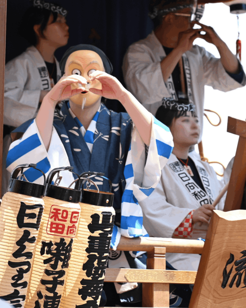 おまつり愛を感じるひょっとこさん