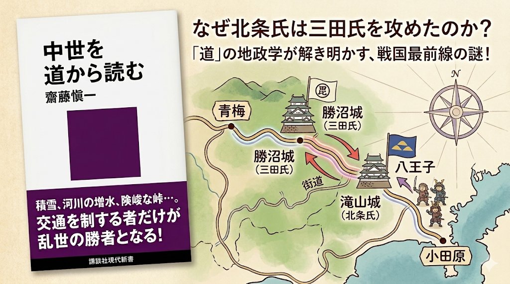 【青梅の歴史】なぜ北条氏は三田氏を攻め滅ぼしたのか？「道」から読み解く戦国時代の地政学
