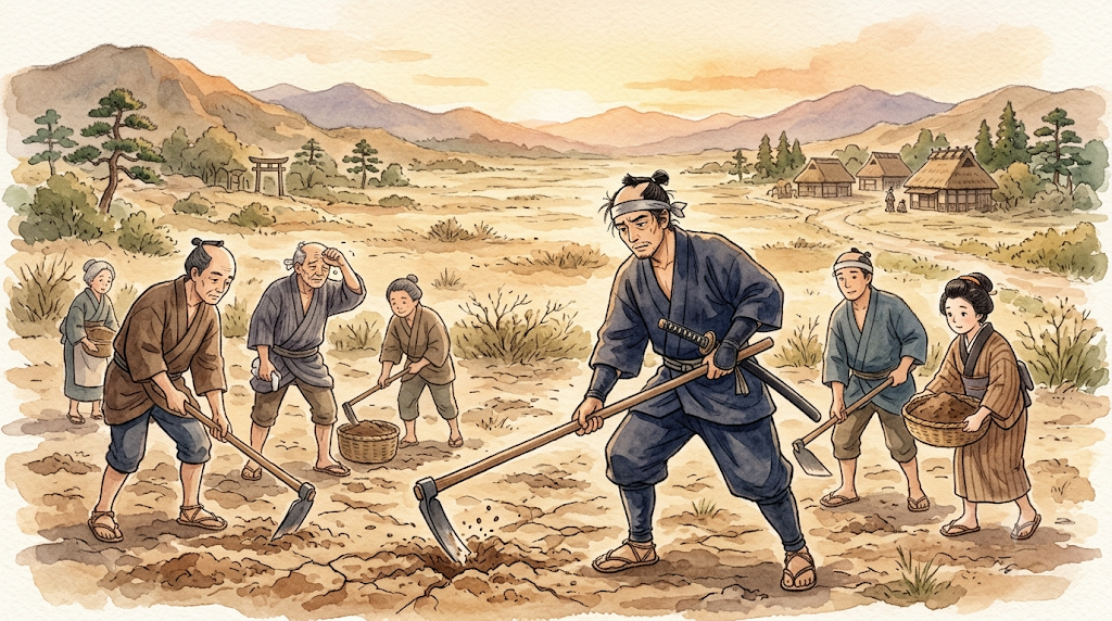 刀を鍬に持ち替えて：荒野を切り拓いた新田開発